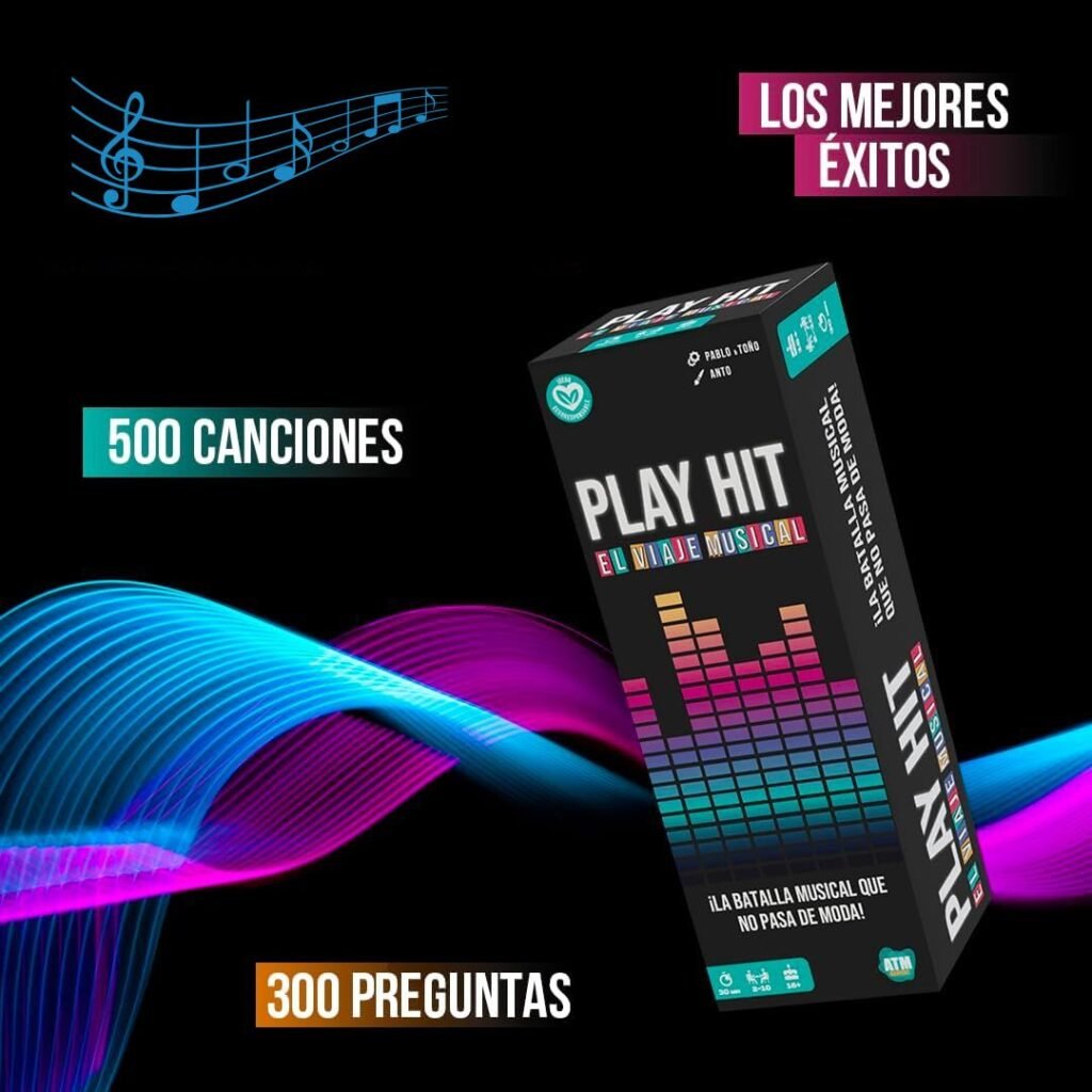 Play Hit, juego de adultos para fiestas con actividades basadas en la música